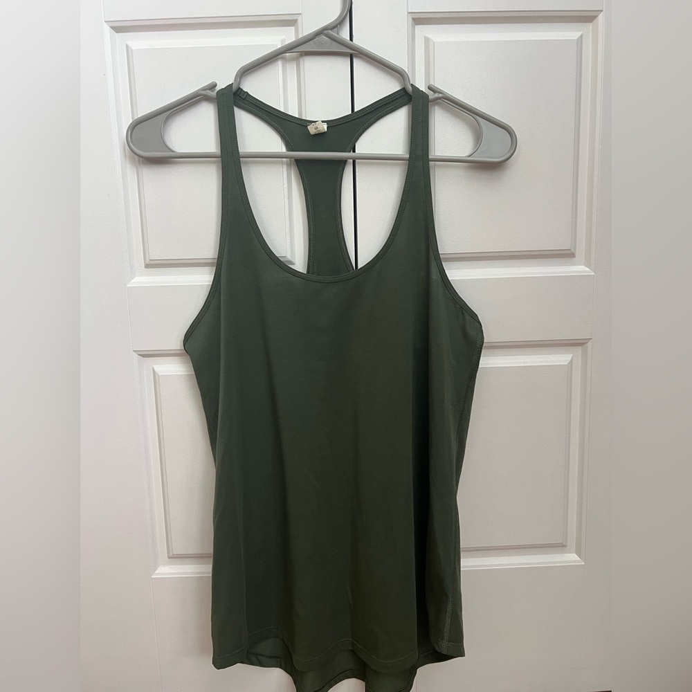 Lululemon Green Tank Top